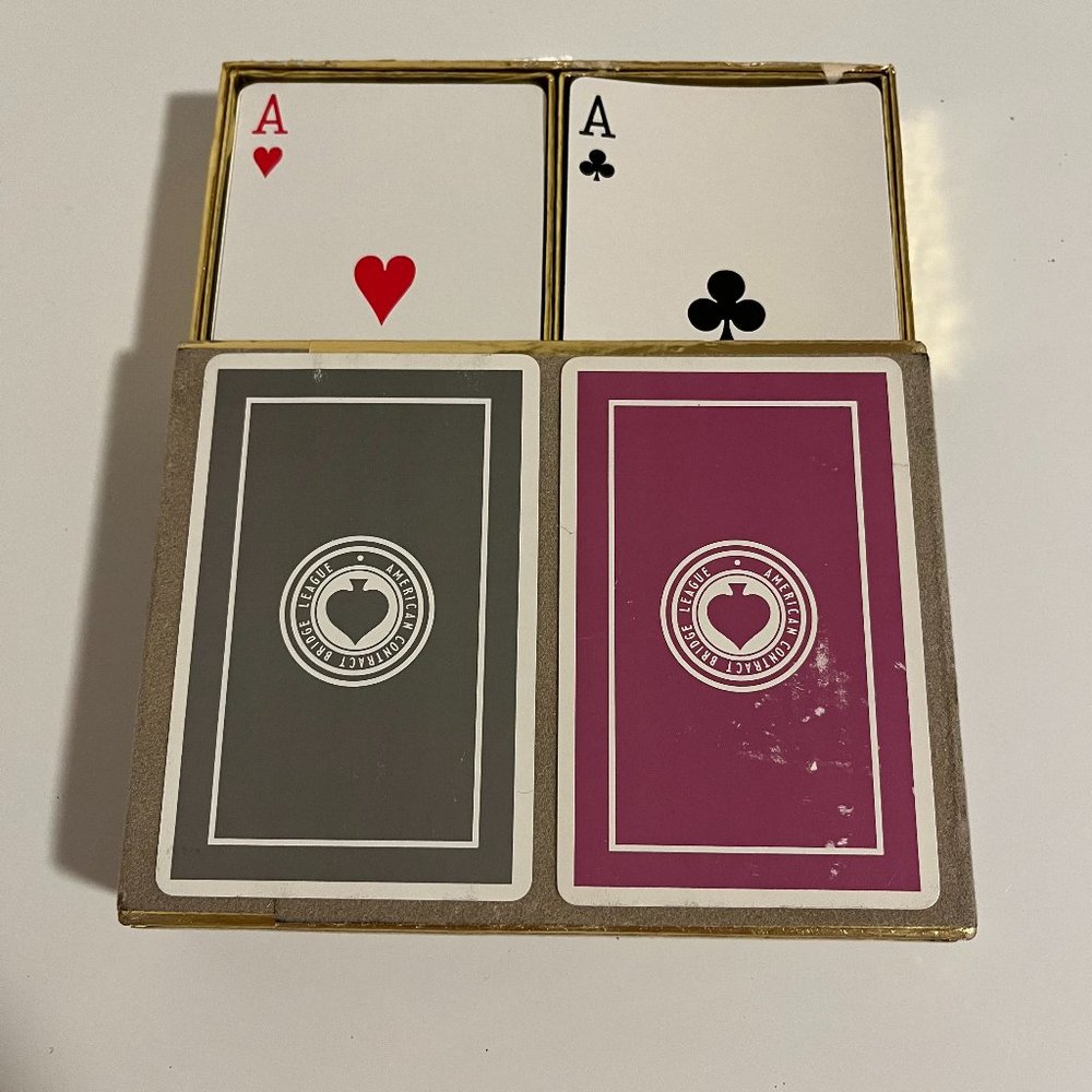 CONGRESS PLAYING CARDS/CEL-U-TONE FINISH/BY ACBL - Preowned